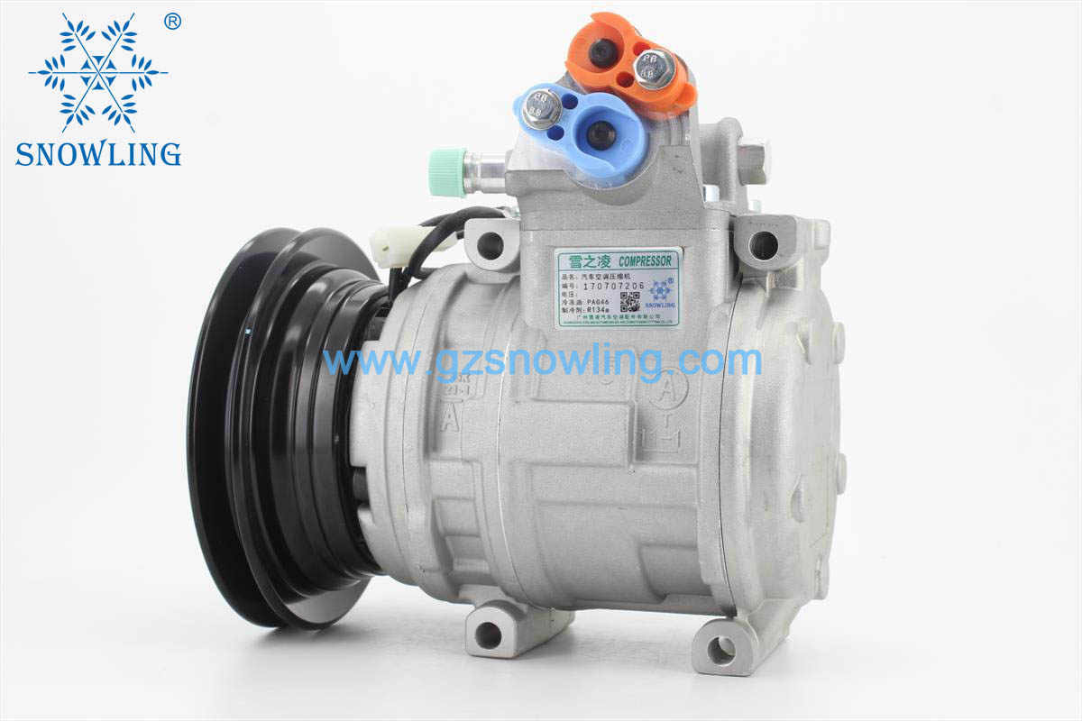 MHJ-70001 10PA15C 12 1-A AC COMPRESSOR FOR-Mitsubishi-Pajero-6G72-01.93 - 04.00